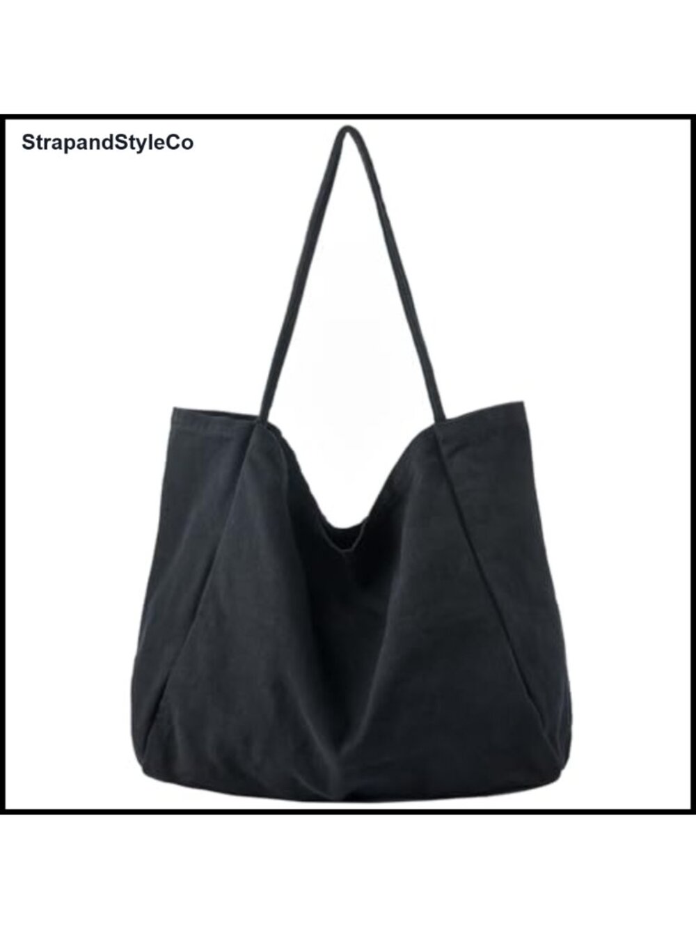 Canvas Hobo Shoulder Bag Large Tote for Work Travel